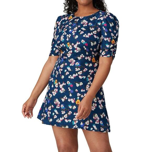 TANYA TAYLOR Liz Floral Silk Jacquard Dress Size 20 (US 14 /16) MSRP $495 - Picture 5 of 16